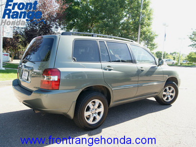 toyota highlander 2006 oasis green suv gasoline 6 cylinders all whee drive automatic 80910