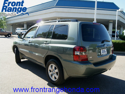 toyota highlander 2006 oasis green suv gasoline 6 cylinders all whee drive automatic 80910