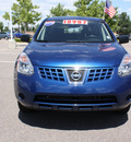 nissan rogue 2010 blue wagon s gasoline 4 cylinders automatic 80126