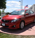 toyota corolla 2010 red sedan s gasoline 4 cylinders front wheel drive automatic 80126