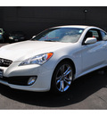 hyundai genesis 2012 white coupe 3 8 r spec gasoline 6 cylinders rear wheel drive 6 speed manual 94010