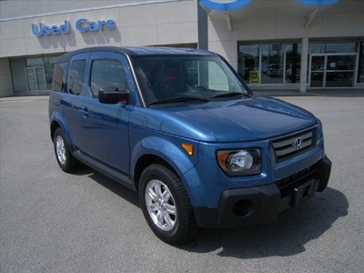 honda element 2008 blue suv ex gasoline 4 cylinders all whee drive automatic 46219