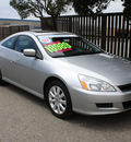 honda accord 2007 silver coupe exv6navi gasoline 6 cylinders front wheel drive automatic 93955