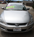 honda accord 2007 silver coupe exv6navi gasoline 6 cylinders front wheel drive automatic 93955