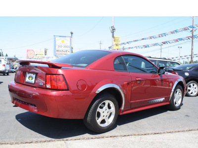 ford mustang 2003 red coupe gasoline 6 cylinders rear wheel drive 97216