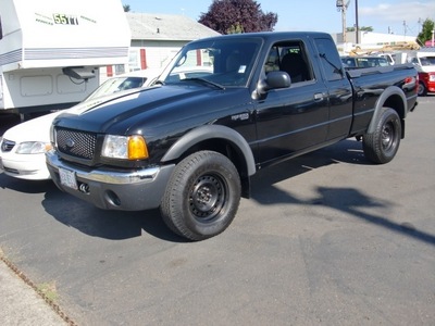 ford ranger 2002 black pickup truck 6 cylinders 4 wheel drive automatic 97216