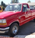 ford f 150 1992 red pickup truck gasoline 8 cylinders rear wheel drive 5 speed manual 97216