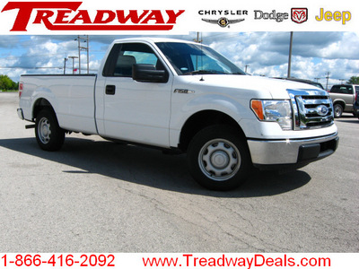 ford f 150 2010 white xl long bed gasoline 8 cylinders 2 wheel drive automatic with overdrive 45840