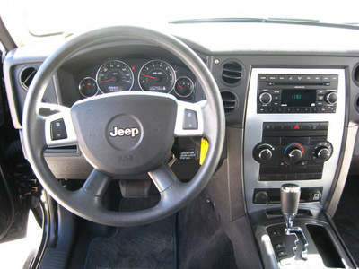 jeep commander 2008 black suv sport 4x4 gasoline 6 cylinders 4 wheel drive automatic 45840