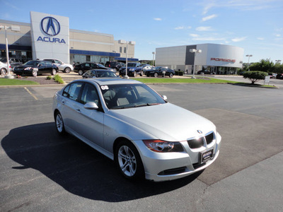 bmw 328i 2008 silver sedan gasoline 6 cylinders rear wheel drive automatic with overdrive 60462