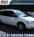 chrysler town and country 2001 white van limited gasoline 6 cylinders front wheel drive automatic 07702