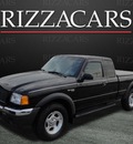 ford ranger 2001 black xlt 4x4 gasoline 6 cylinders 4 wheel drive automatic with overdrive 60546