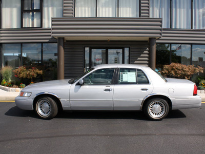 mercury grand marquis 2000 silver sedan ls gasoline v8 rear wheel drive automatic with overdrive 07735