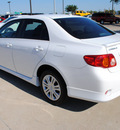toyota corolla 2009 white sedan s gasoline 4 cylinders front wheel drive automatic 75228