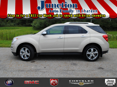 chevrolet equinox 2010 gold suv ltz gasoline 6 cylinders front wheel drive 6 speed automatic 44024