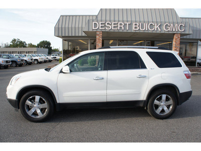 gmc acadia 2011 white suv slt 1 gasoline 6 cylinders all whee drive 6 speed automatic 99336