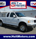 ford f 150 2000 off white pickup truck 4x4 xlt super cab gasoline 8 cylinders 4 wheel drive automatic with overdrive 55321
