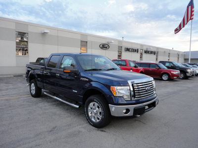 ford f 150 2011 dark blue pearl xlt 4x4 gasoline 6 cylinders 4 wheel drive automatic with overdrive 60546