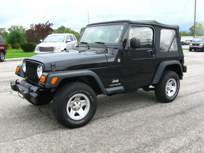 jeep wrangler 2006 black suv se gasoline 4 cylinders 4 wheel drive 6 speed manual 45840