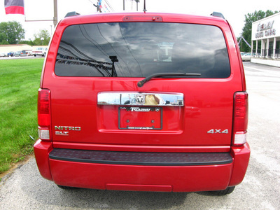 dodge nitro 2007 red 4x4 slt gasoline 6 cylinders 4 wheel drive automatic 45840