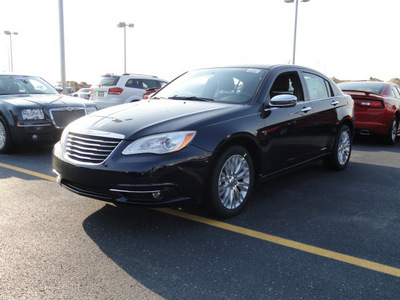 chrysler 200 2012 black sedan limited gasoline 4 cylinders front wheel drive shiftable automatic 60915