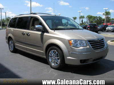 chrysler town and country 2008 tan van limited gasoline 6 cylinders front wheel drive 6 speed automatic 33912