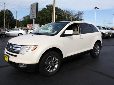 ford edge 2008 off white suv sel gasoline 6 cylinders front wheel drive automatic with overdrive 07730