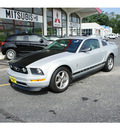 ford mustang 2006 satin silver coupe v6 premium gasoline 6 cylinders rear wheel drive automatic with overdrive 07724