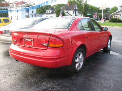 oldsmobile alero 1999 red sedan gls gasoline v6 front wheel drive automatic 45840