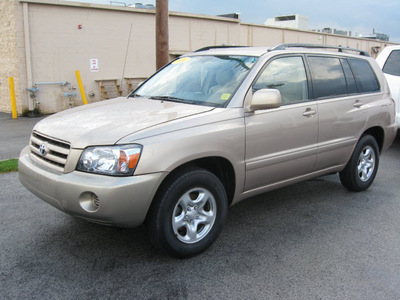 toyota highlander 2004 gold suv gasoline 4 cylinders front wheel drive automatic with overdrive 45840