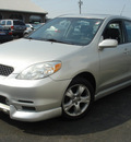 toyota matrix 2003 silver hatchback xrs gasoline 4 cylinders front wheel drive 6 speed manual 43228