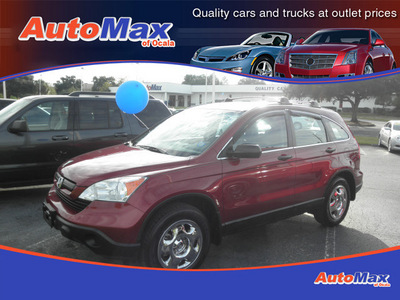 honda cr v 2008 red suv lx gasoline 4 cylinders front wheel drive automatic 34474