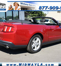 ford mustang 2011 red v6 gasoline 6 cylinders rear wheel drive automatic 90004