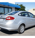 ford fiesta 2011 silver sedan se gasoline 4 cylinders front wheel drive automatic 90004