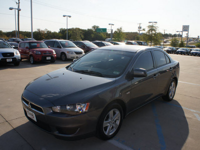 mitsubishi lancer 2008 gray sedan es gasoline 4 cylinders front wheel drive not specified 76210