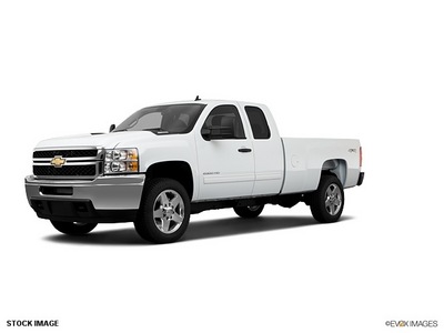 chevrolet silverado 2500hd 2011 white pickup truck 4x4 lt ext cab z71 off road gasoline 8 cylinders 4 wheel drive automatic with overdrive 55313