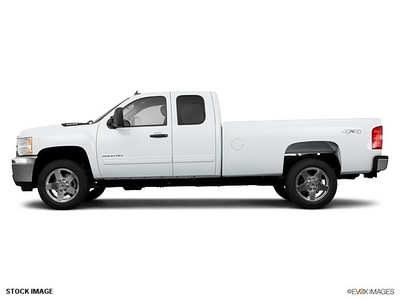 chevrolet silverado 2500hd 2011 white pickup truck 4x4 lt ext cab z71 off road gasoline 8 cylinders 4 wheel drive automatic with overdrive 55313