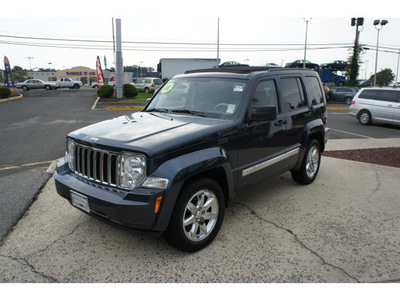 jeep liberty 2008 modern blue suv limited gasoline 6 cylinders 4 wheel drive 4 speed automatic 07724