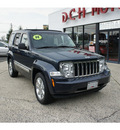 jeep liberty 2008 modern blue suv limited gasoline 6 cylinders 4 wheel drive 4 speed automatic 07724