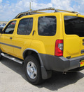 nissan xterra 2003 yellow suv gasoline 6 cylinders sohc rear wheel drive automatic 77037