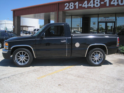 gmc sierra 1500 2003 black pickup truck gasoline 8 cylinders rear wheel drive automatic 77037