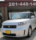 scion xb 2008 silver suv gasoline 4 cylinders front wheel drive 5 speed manual 77037