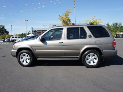 nissan pathfinder 2002 beige suv le gasoline 6 cylinders 4 wheel drive automatic with overdrive 98371