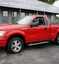 ford f 150 2010 red stx gasoline 8 cylinders 2 wheel drive automatic 47172