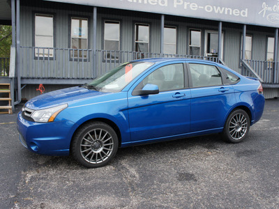 ford focus 2010 blue sedan ses gasoline 4 cylinders front wheel drive automatic 47172