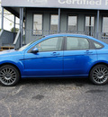 ford focus 2010 blue sedan ses gasoline 4 cylinders front wheel drive automatic 47172