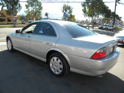 lincoln ls 2004 silver sedan luxury gasoline 6 cylinders rear wheel drive automatic 92882