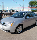 ford focus 2010 silver sedan sel gasoline 4 cylinders front wheel drive automatic with overdrive 55321