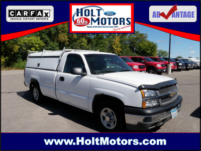 chevrolet silverado 1500 2004 white rc 2wd gasoline 6 cylinders rear wheel drive automatic 55321