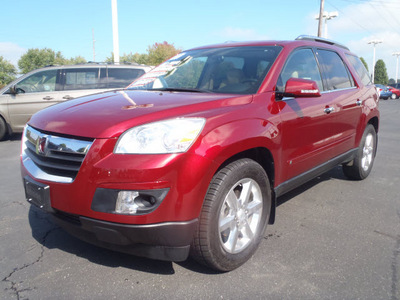 saturn outlook 2007 red suv xr gasoline 6 cylinders front wheel drive shiftable automatic 44410